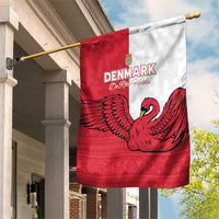 Denmark Football Garden Flag Red and Whites Scandinavia Pattern - Wonder Print Shop
