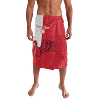 Custom Denmark Football Lavalava Red and Whites Scandinavia Pattern - Wonder Print Shop