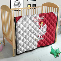 Poland Football Quilt White-Reds Floral Polish Pattern - Wonder Print Shop