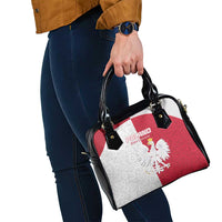 Poland Football Shoulder Handbag White-Reds Floral Polish Pattern - Wonder Print Shop