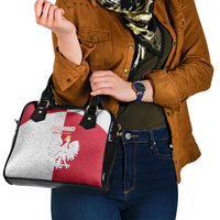 Poland Football Shoulder Handbag White-Reds Floral Polish Pattern - Wonder Print Shop