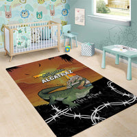 Alligator Alcatraz Area Rug Prison Florida Everglades - Wonder Print Shop