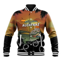 Alligator Alcatraz Baseball Jacket Prison Florida Everglades - Wonder Print Shop