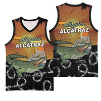 Alligator Alcatraz Basketball Jersey Prison Florida Everglades - Wonder Print Shop