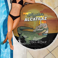 Alligator Alcatraz Beach Blanket Prison Florida Everglades - Wonder Print Shop