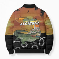 Alligator Alcatraz Bomber Puffer Jacket Prison Florida Everglades - Wonder Print Shop