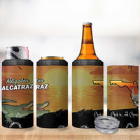 Alligator Alcatraz 4 in 1 Can Cooler Tumbler Prison Florida Everglades - Wonder Print Shop