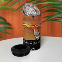 Alligator Alcatraz 4 in 1 Can Cooler Tumbler Prison Florida Everglades - Wonder Print Shop