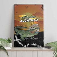 Alligator Alcatraz Canvas Wall Art Prison Florida Everglades - Wonder Print Shop