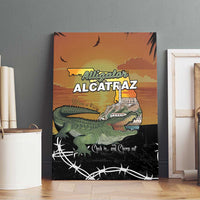 Alligator Alcatraz Canvas Wall Art Prison Florida Everglades - Wonder Print Shop