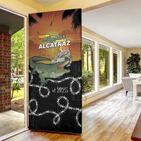 Alligator Alcatraz Door Cover Prison Florida Everglades - Wonder Print Shop