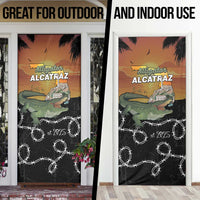 Alligator Alcatraz Door Cover Prison Florida Everglades - Wonder Print Shop