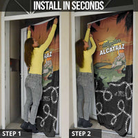 Alligator Alcatraz Door Cover Prison Florida Everglades - Wonder Print Shop