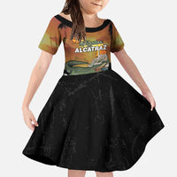 Alligator Alcatraz Family Matching Short Sleeve Bodycon Dress and Hawaiian Shirt Prison Florida Everglades - Wonder Print Shop