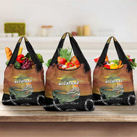 Alligator Alcatraz Grocery Bag Prison Florida Everglades - Wonder Print Shop