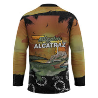 Alligator Alcatraz Hockey Jersey Prison Florida Everglades - Wonder Print Shop