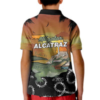 Alligator Alcatraz Kid Polo Shirt Prison Florida Everglades - Wonder Print Shop