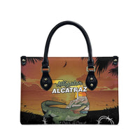 Alligator Alcatraz Leather Bag Prison Florida Everglades - Wonder Print Shop