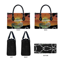 Alligator Alcatraz Leather Bag Prison Florida Everglades - Wonder Print Shop