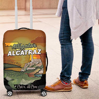 Alligator Alcatraz Luggage Cover Prison Florida Everglades - Wonder Print Shop