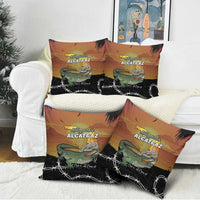 Alligator Alcatraz Pillow Cover Prison Florida Everglades - Wonder Print Shop