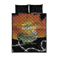 Alligator Alcatraz Quilt Bed Set Prison Florida Everglades - Wonder Print Shop