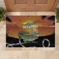 Alligator Alcatraz Rubber Doormat Prison Florida Everglades - Wonder Print Shop