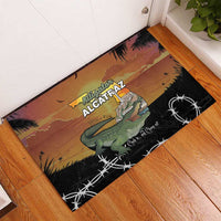 Alligator Alcatraz Rubber Doormat Prison Florida Everglades - Wonder Print Shop
