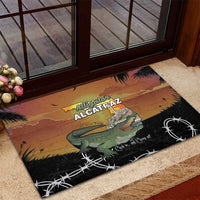 Alligator Alcatraz Rubber Doormat Prison Florida Everglades - Wonder Print Shop