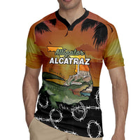 Alligator Alcatraz Rugby Jersey Prison Florida Everglades - Wonder Print Shop