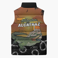Alligator Alcatraz Sleeveless Puffer Jacket Prison Florida Everglades - Wonder Print Shop