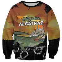 Alligator Alcatraz Sweatshirt Prison Florida Everglades - Wonder Print Shop