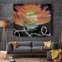 Alligator Alcatraz Tapestry Prison Florida Everglades - Wonder Print Shop