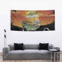 Alligator Alcatraz Tapestry Prison Florida Everglades - Wonder Print Shop