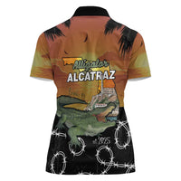 Alligator Alcatraz Women Polo Shirt Prison Florida Everglades - Wonder Print Shop