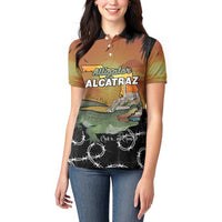 Alligator Alcatraz Women Polo Shirt Prison Florida Everglades - Wonder Print Shop