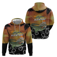 Alligator Alcatraz Zip Hoodie Prison Florida Everglades - Wonder Print Shop