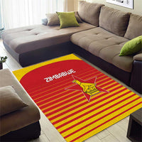 Zimbabwe Cricket Area Rug Go Chevrons Go - Wonder Print Shop