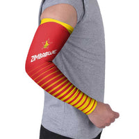 Custom Zimbabwe Cricket Arm Sleeves Go Chevrons Go - Wonder Print Shop