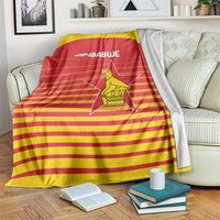 Zimbabwe Cricket Blanket Go Chevrons Go - Wonder Print Shop