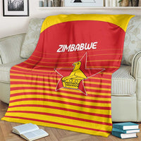 Zimbabwe Cricket Blanket Go Chevrons Go - Wonder Print Shop