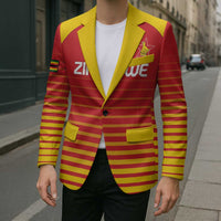 Custom Zimbabwe Cricket Blazer Go Chevrons Go - Wonder Print Shop