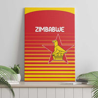 Zimbabwe Cricket Canvas Wall Art Go Chevrons Go - Wonder Print Shop