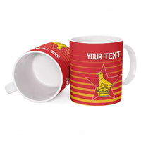 Custom Zimbabwe Cricket Ceramic Mug Go Chevrons Go - Wonder Print Shop