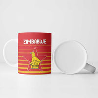 Custom Zimbabwe Cricket Ceramic Mug Go Chevrons Go - Wonder Print Shop