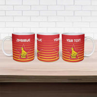 Custom Zimbabwe Cricket Ceramic Mug Go Chevrons Go - Wonder Print Shop