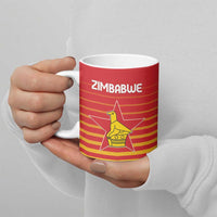 Custom Zimbabwe Cricket Ceramic Mug Go Chevrons Go - Wonder Print Shop
