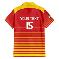 Custom Zimbabwe Cricket Family Matching Puletasi and Hawaiian Shirt Go Chevrons Go - Wonder Print Shop