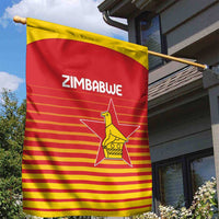 Zimbabwe Cricket Garden Flag Go Chevrons Go - Wonder Print Shop