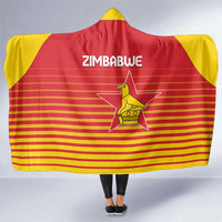Zimbabwe Cricket Hooded Blanket Go Chevrons Go - Wonder Print Shop